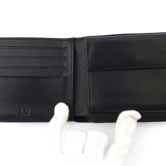 dunhill wallets Dee Eight D8 PVC ~ leather Auth used T18851 - Picture 8 of 8